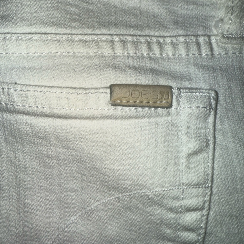 Joe's Jeans White Ankle Cropped Denim